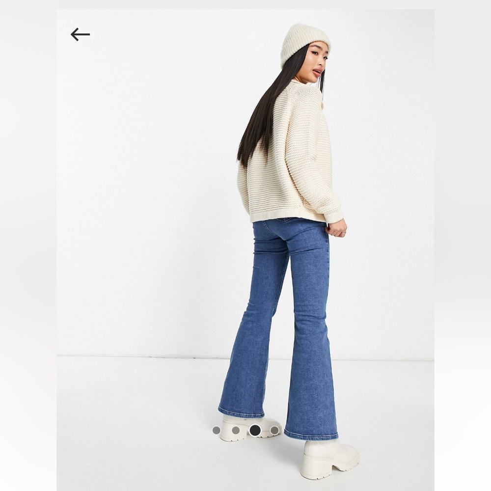 ASOS Cream Knit Cardigan - Picture 4 of 8